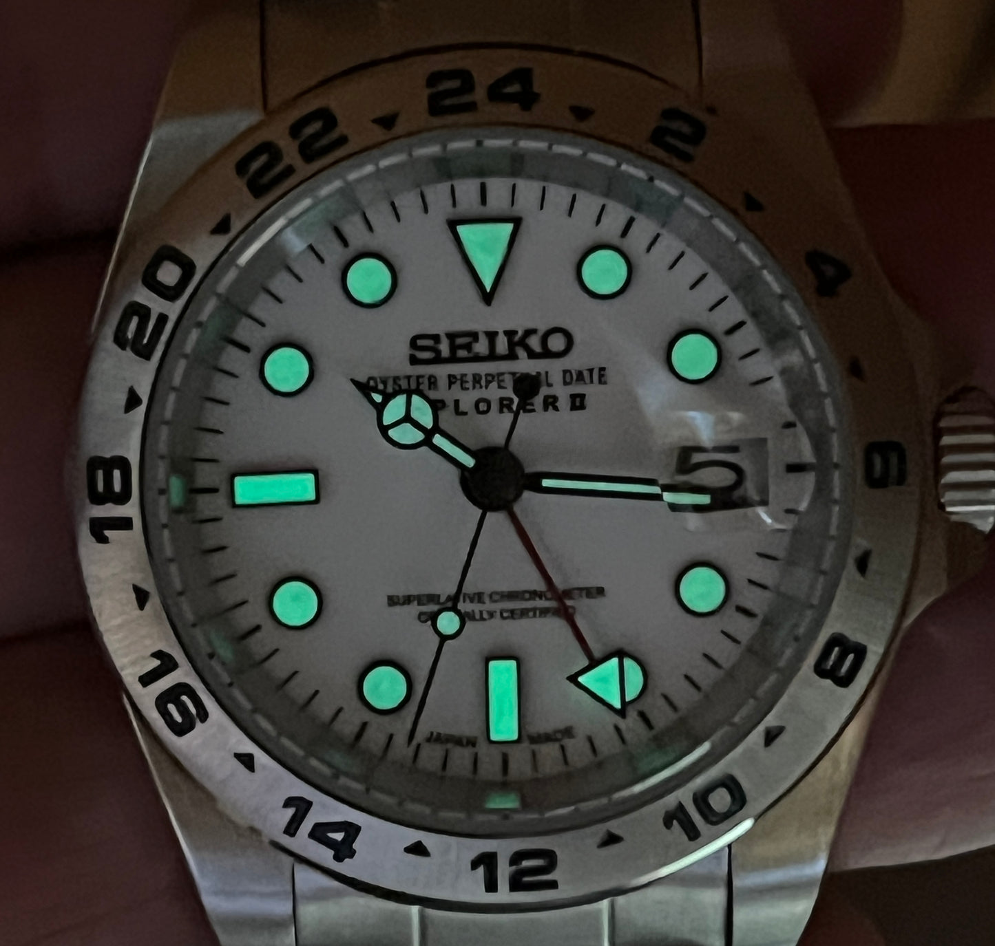 SEIKOMOD|EXPLORERⅡ 16570 model HOMAGE 40mm