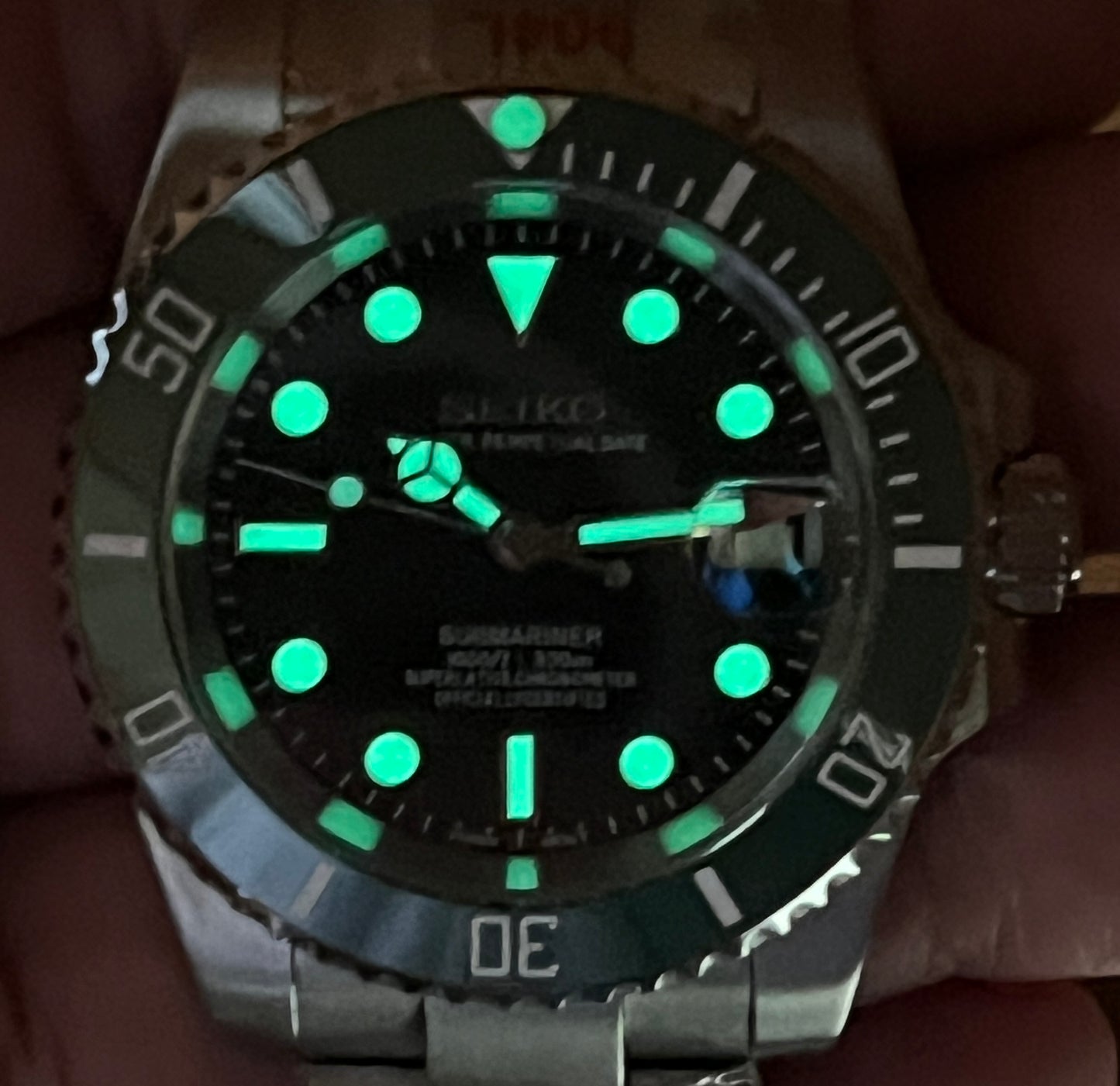 SEIKOMOD|GREEN-SUB HOMAGE 40mm