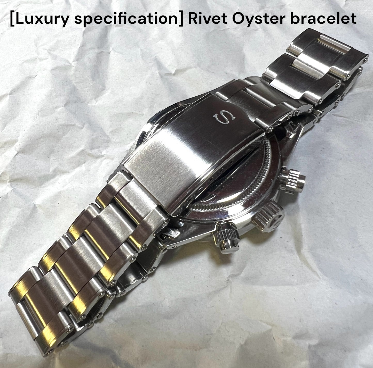 Seiko Mod|COSMO GRAPH DAYTONA 6241 homage model /Cream Color Dial/ 38mm