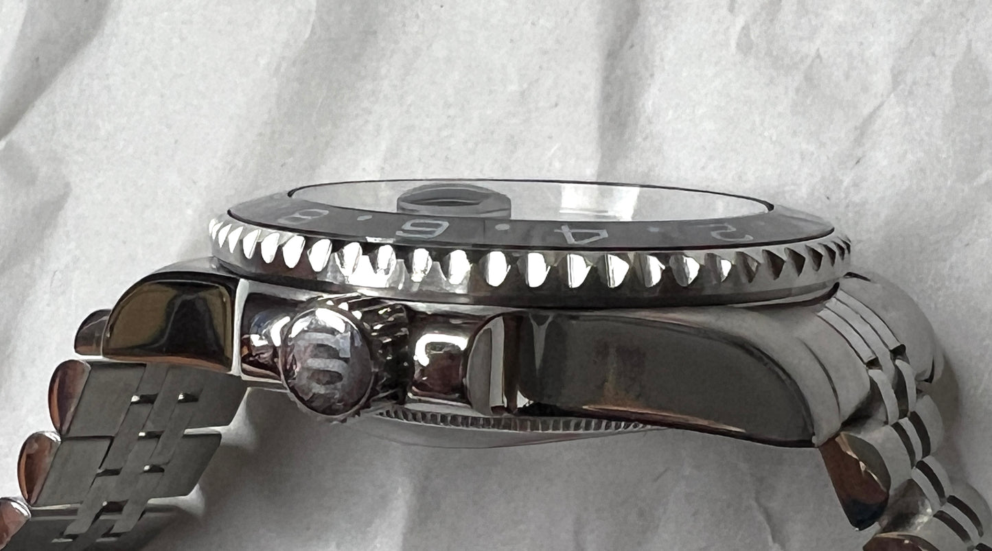 SEIKOMOD|GMT MASTER2 /BLACK/BKACK BEZEL model HOMAGE 40mm