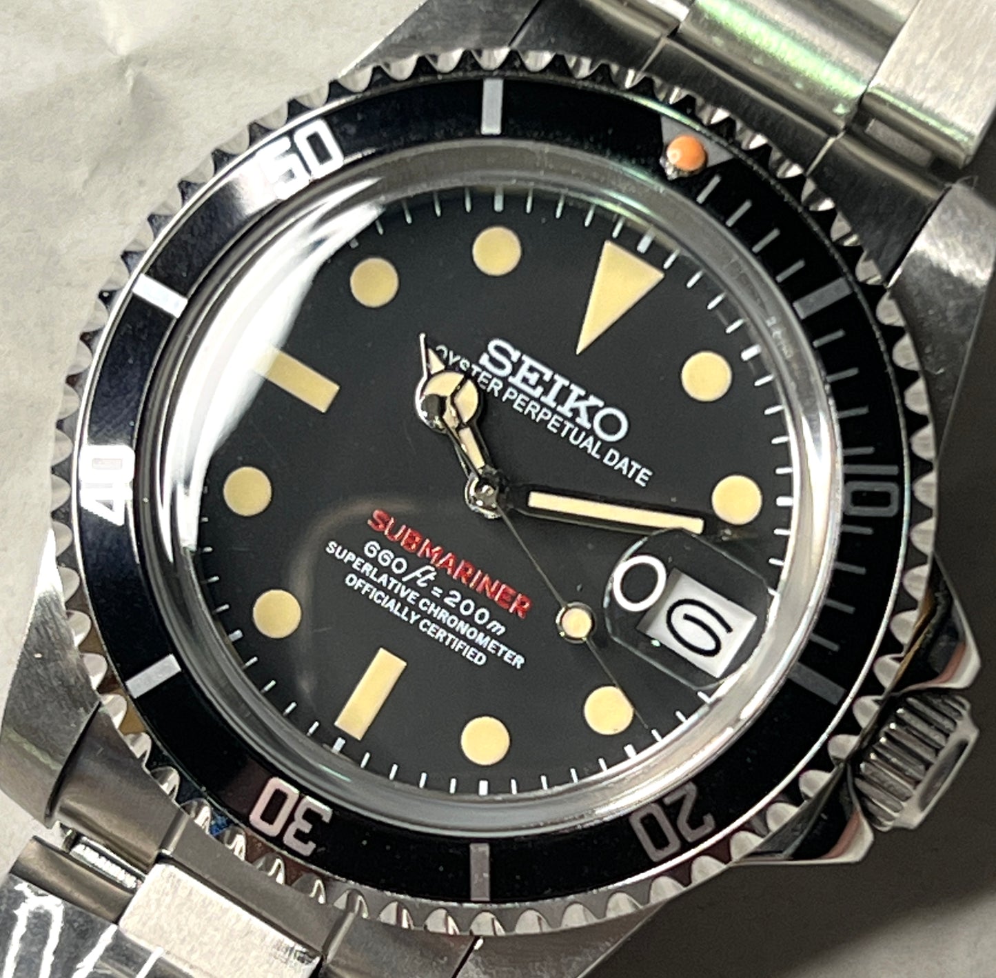 SEIKOMOD|VINTAGE 1680 RED-SUB HOMAGE  39.5mm