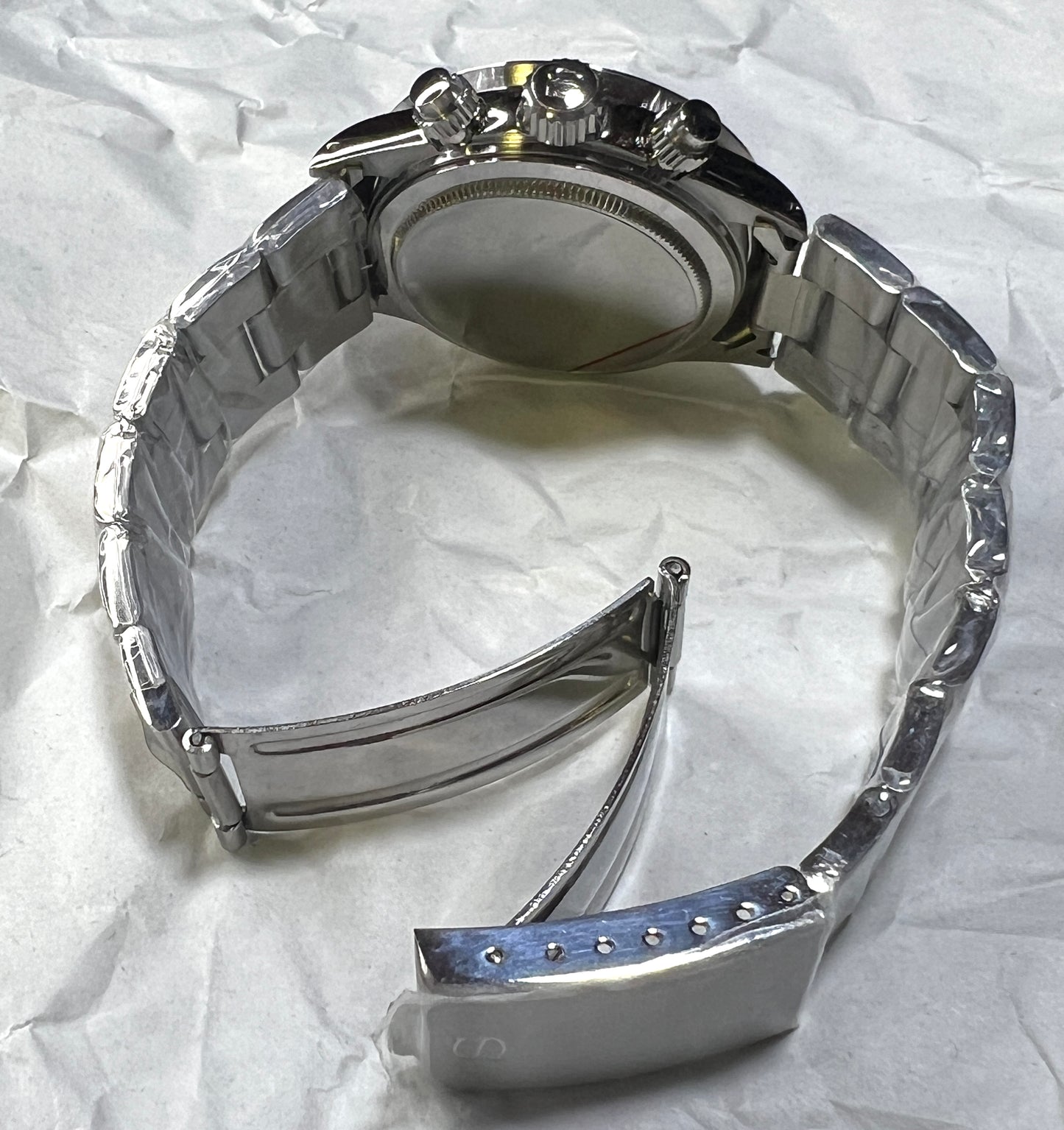 Seiko Mod|COSMO GRAPH DAYTONA 6241 homage model /White Dial/ 38mm