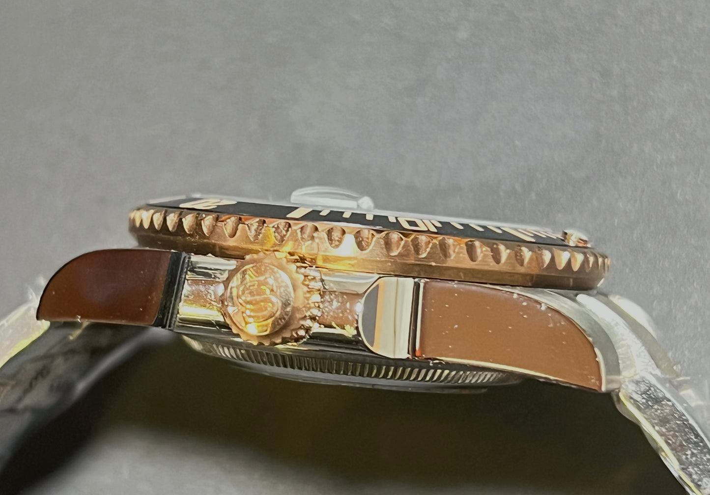 SEIKOMODS|COMBI-SUB/ROSEGOLD&SILVER/ 40mm