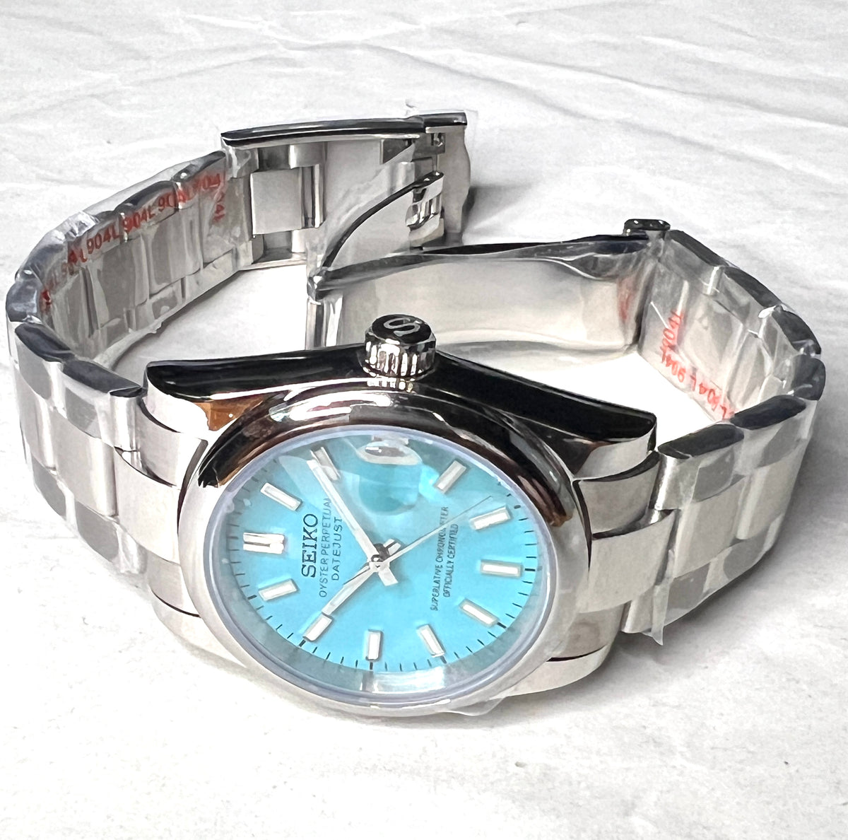 SEIKOMOD|DATE JUST tiffany blue dial!!   36mm