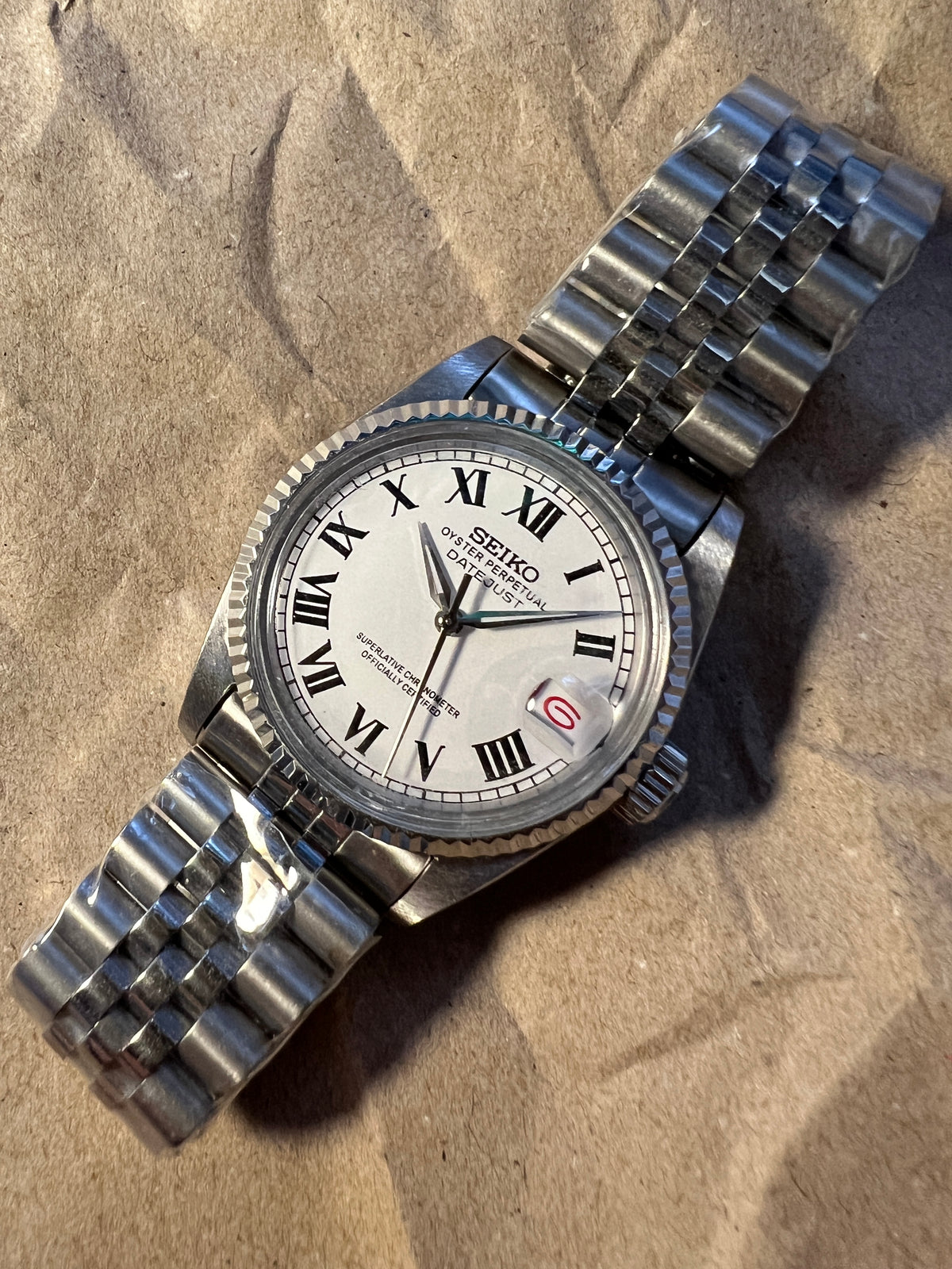 セイコーモッド|VINTAGE DATEJUST Roman dial