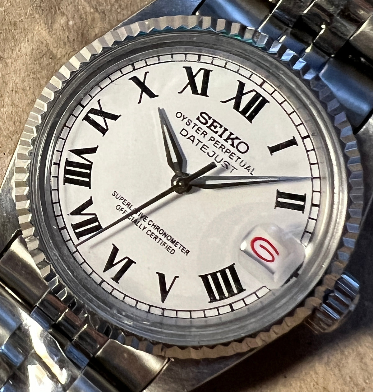 セイコーモッド|VINTAGE DATEJUST Roman dial