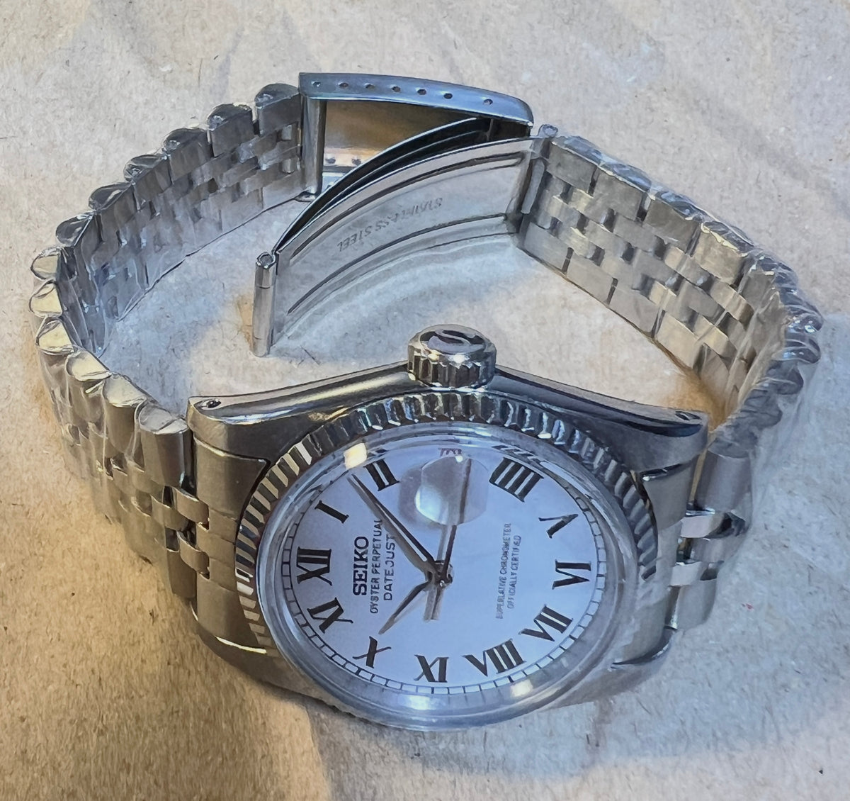 セイコーモッド|VINTAGE DATEJUST Roman dial