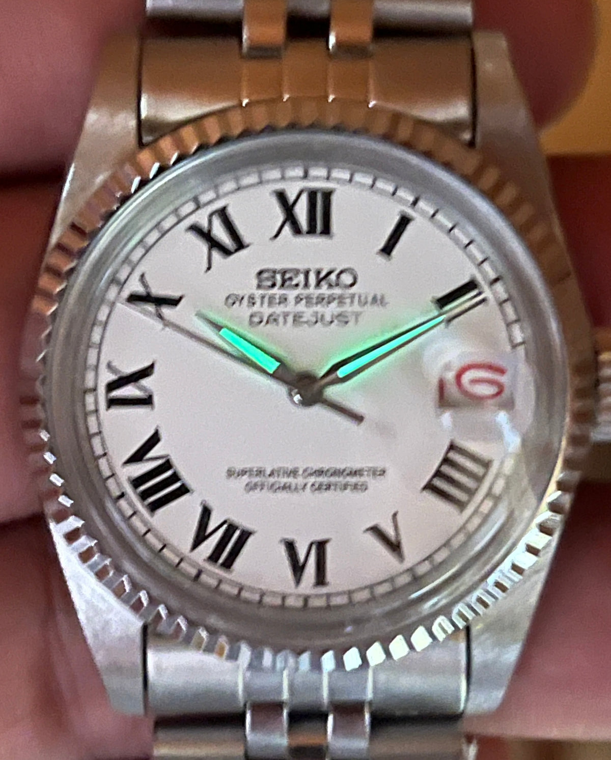 セイコーモッド|VINTAGE DATEJUST Roman dial