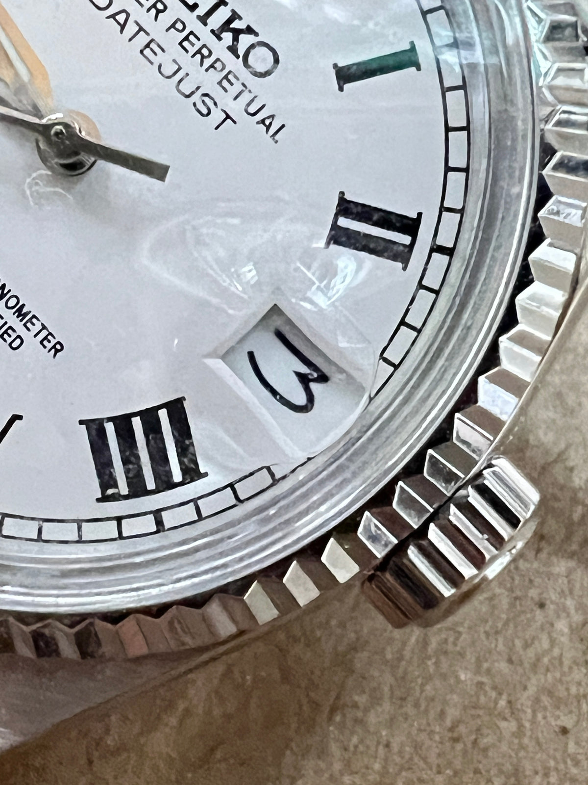 セイコーモッド|VINTAGE DATEJUST Roman dial