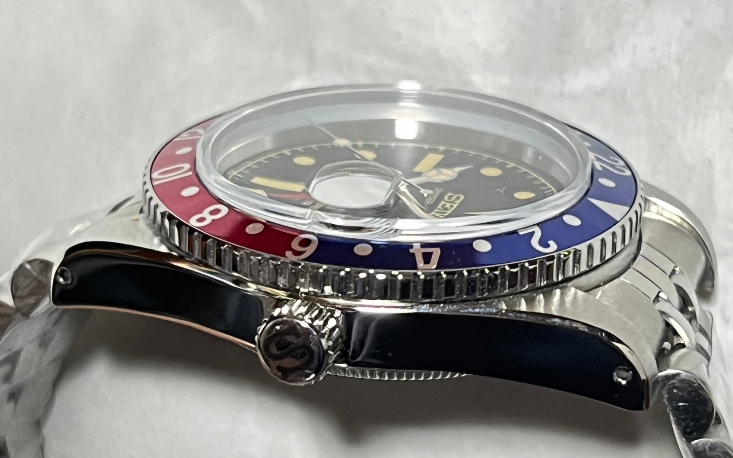 SEIKOMOD|GMTMASTER 6542 model homage /PEPUSI BEZEL