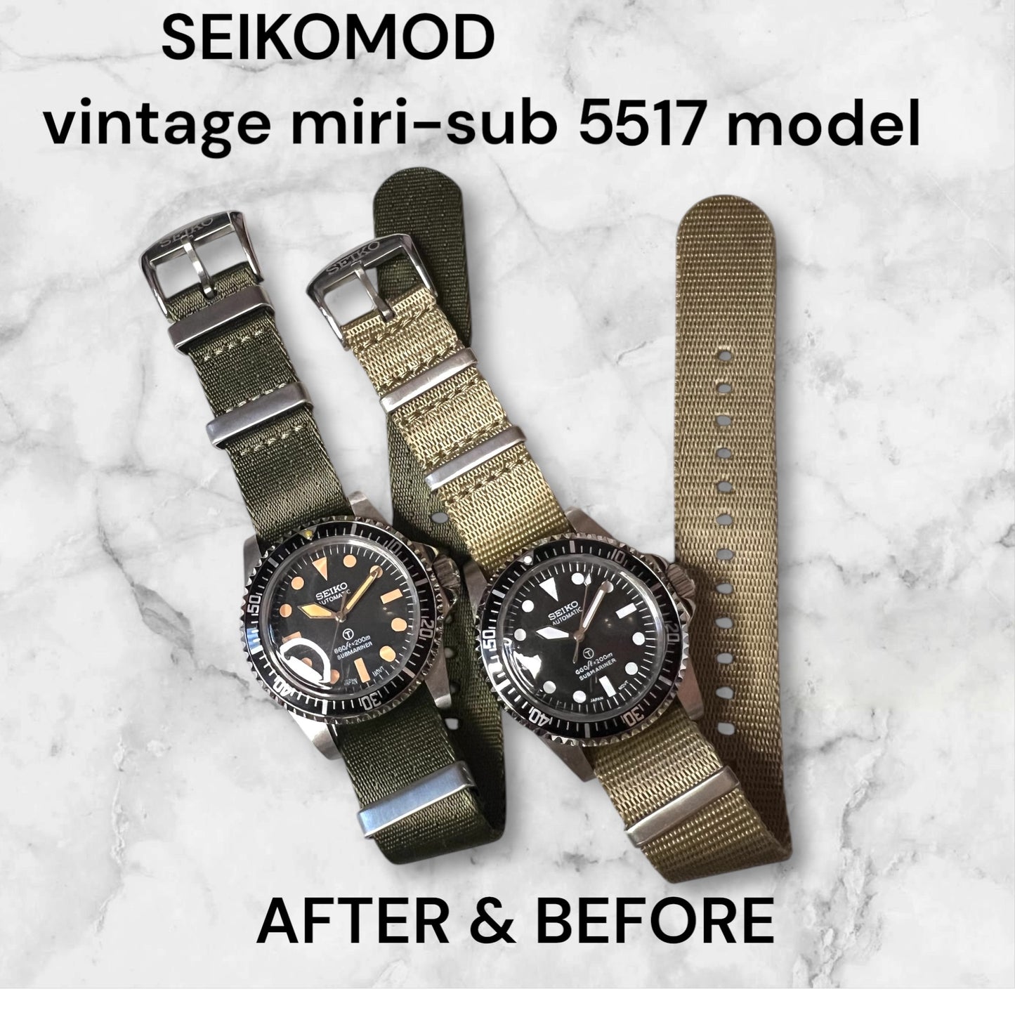 SEIKOMOD|5517MILI-SUB HOMAGE＊unaged ver.