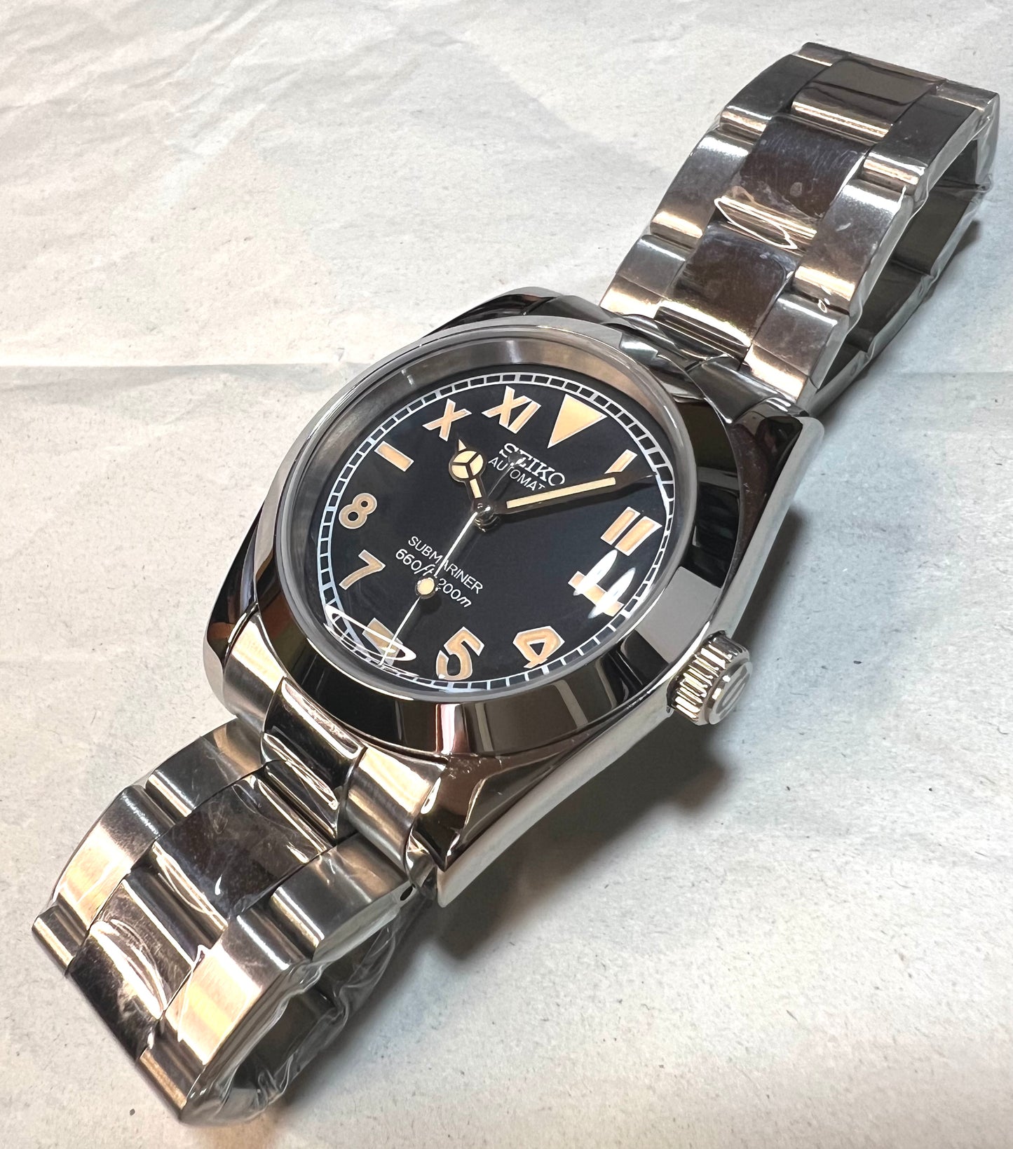 SEIKOMOD|VINTAGE OYSTER  california dial!!   36mm