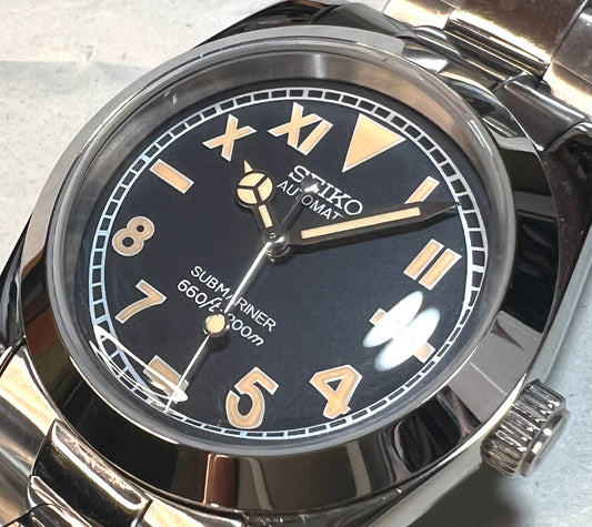 SEIKOMOD|VINTAGE OYSTER  california dial!!   36mm