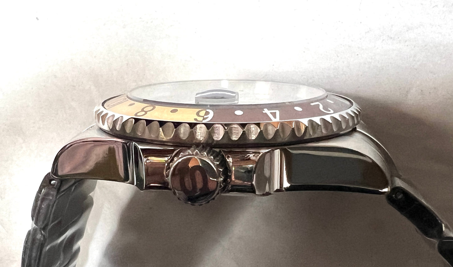 SEIKOMOD|GMT MASTER /ROOT BEER BEZEL model HOMAGE 40mm