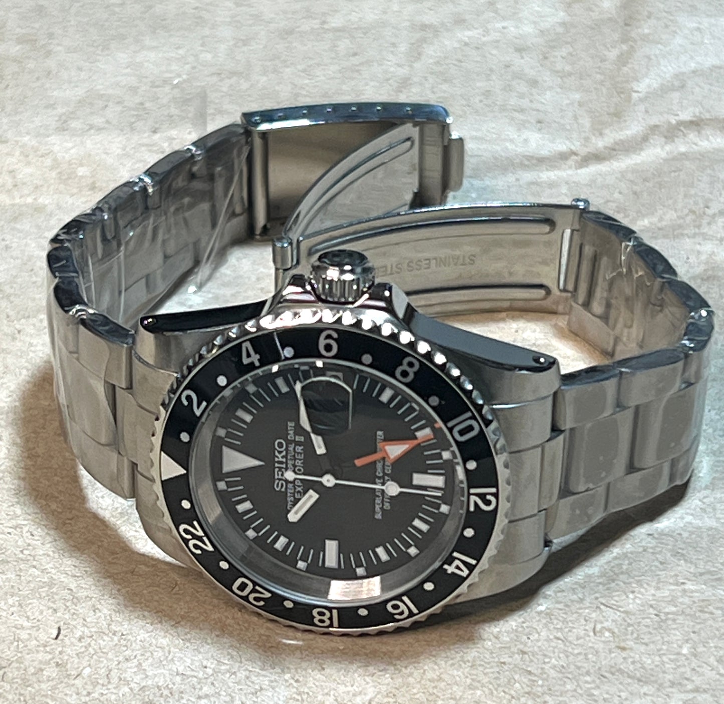 SEIKOMOD|vintage gmt 【BLACK RAIN】model 39.5mm
