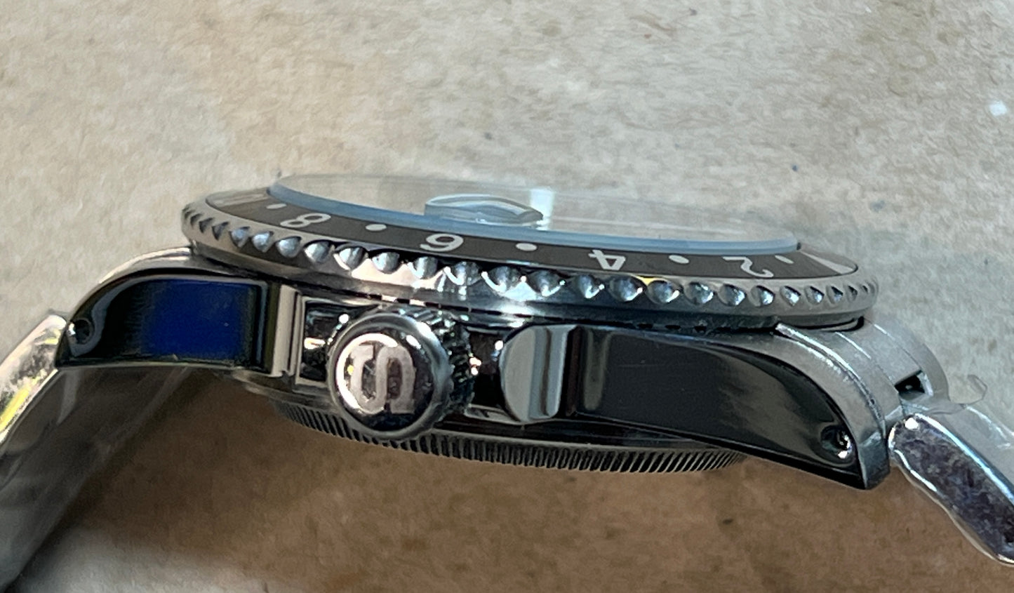 SEIKOMOD|vintage gmt 【BLACK RAIN】model 39.5mm