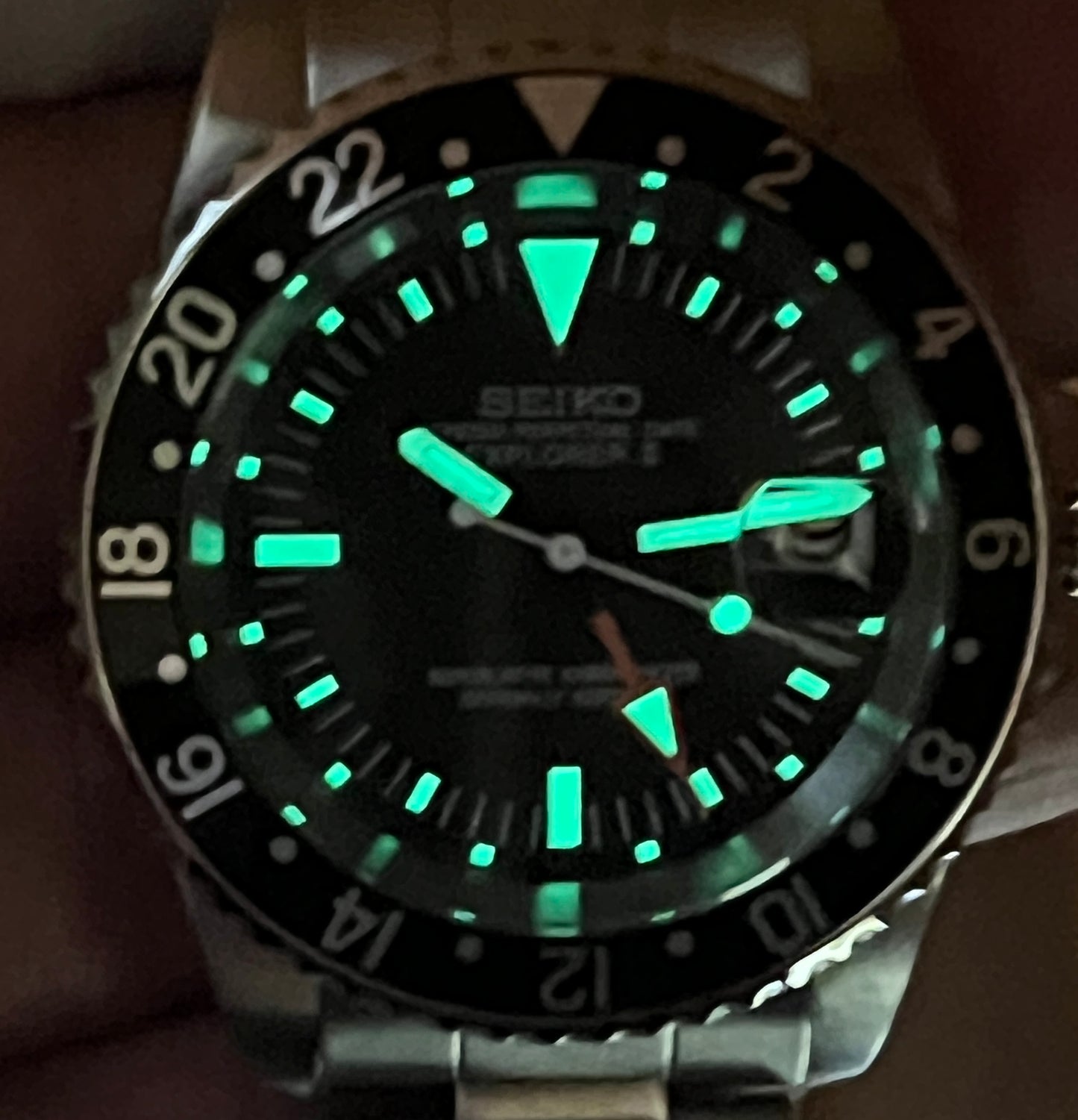 SEIKOMOD|vintage gmt 【BLACK RAIN】model 39.5mm