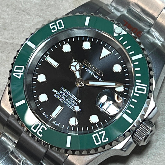 SEIKOMOD|GREEN-SUB  HOMAGE 40mm