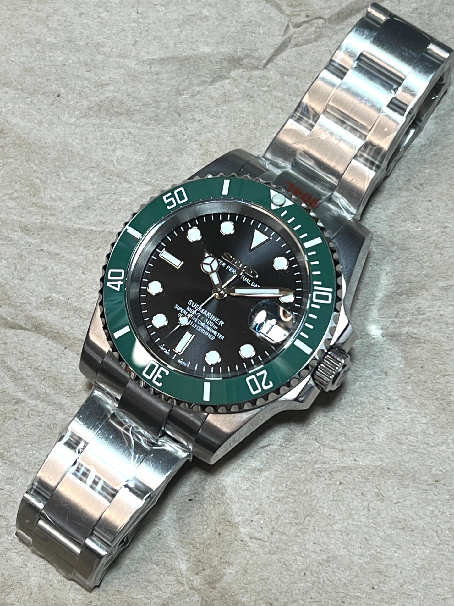 SEIKOMOD|GREEN-SUB  HOMAGE 40mm