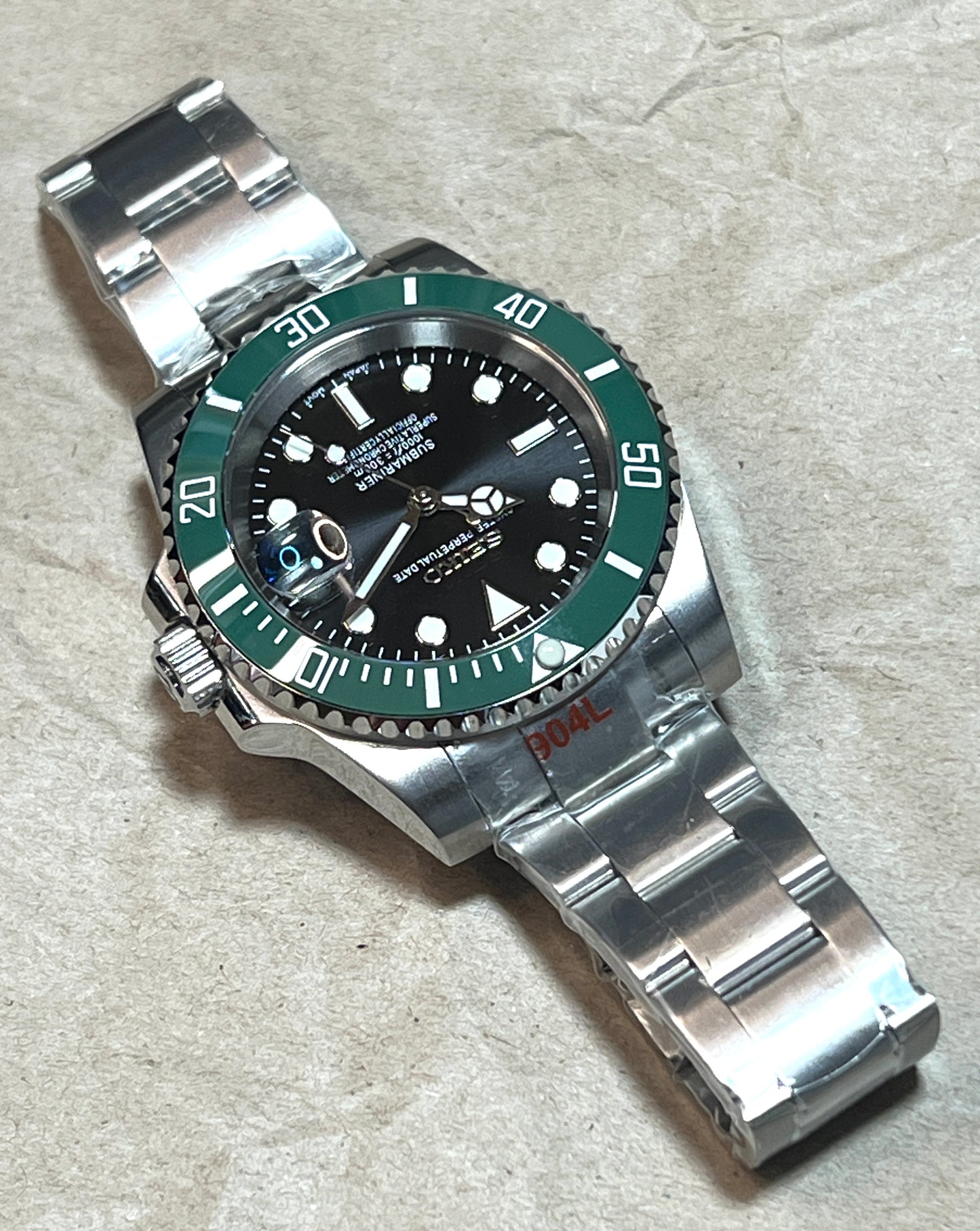 SEIKOMOD|GREEN-SUB  HOMAGE 40mm