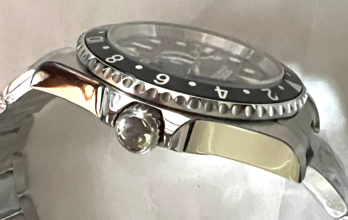 SEIKOMOD|VINTAGE 16710　GMTMASTERⅡ HOMAGE 40mm black bezel