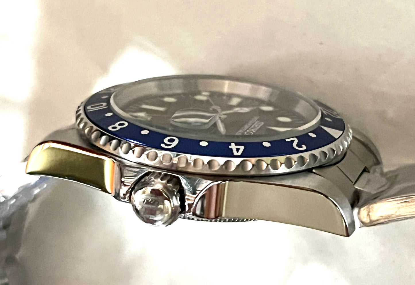SEIKOMOD|VINTAGE 16710　GMTMASTERⅡ HOMAGE 40mm blueberry bezel