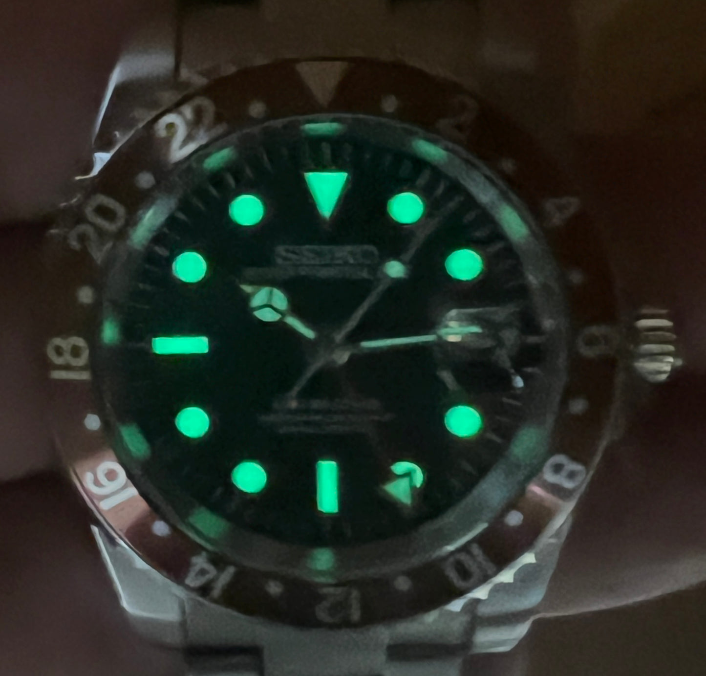 SEIKOMOD|VINTAGE 16710　GMTMASTERⅡ HOMAGE 40mm brown bezel